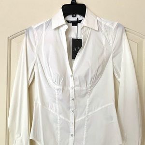 A/X Women business white shirt